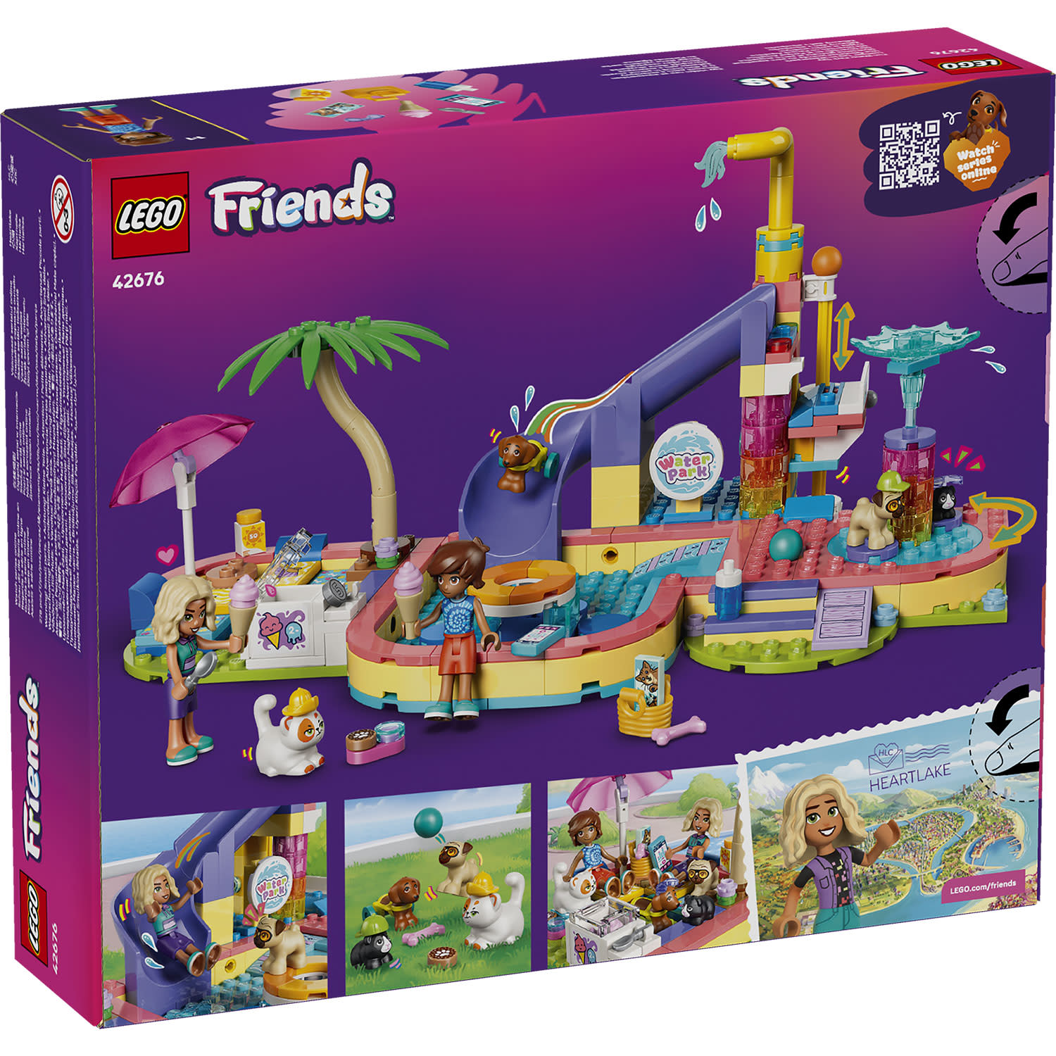 Κάνε κλικ για να δεις την εικόνα 5 του LEGO Friends Ημέρα Διασκέδασης στο Πάρκο με Νεροτσουλήθρες 42676