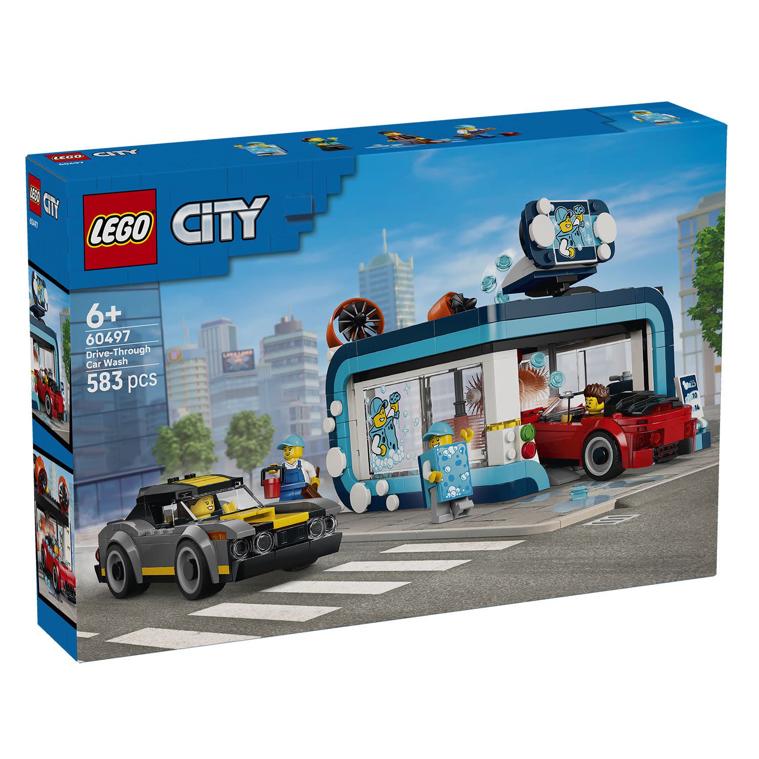 LEGO  City Πλυντήριο Αυτοκινήτων Drive-through 60497