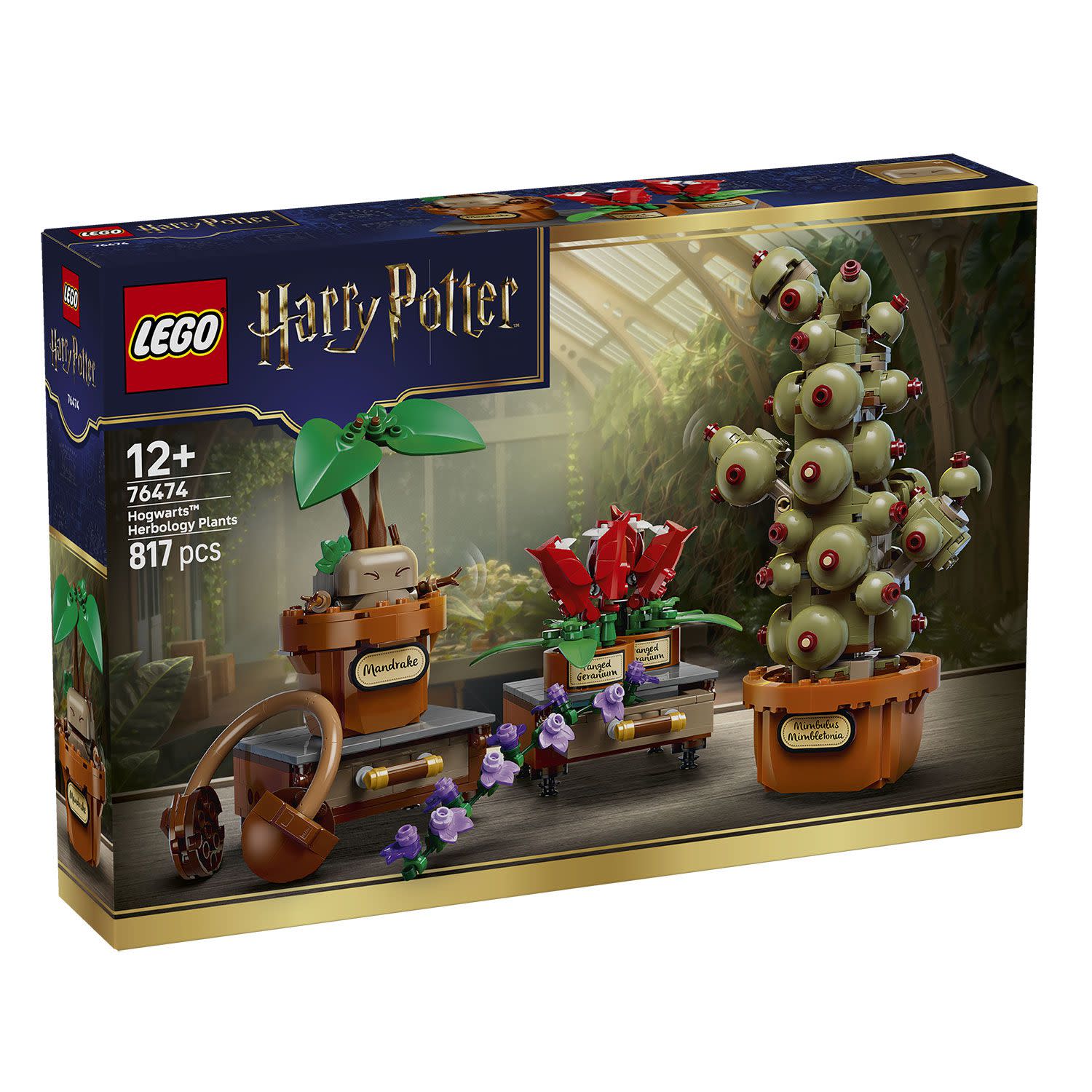 LEGO  Harry Potter™ Φυτά Μαθήματος Βοτανολογίας του Χόγκουαρτς 76474