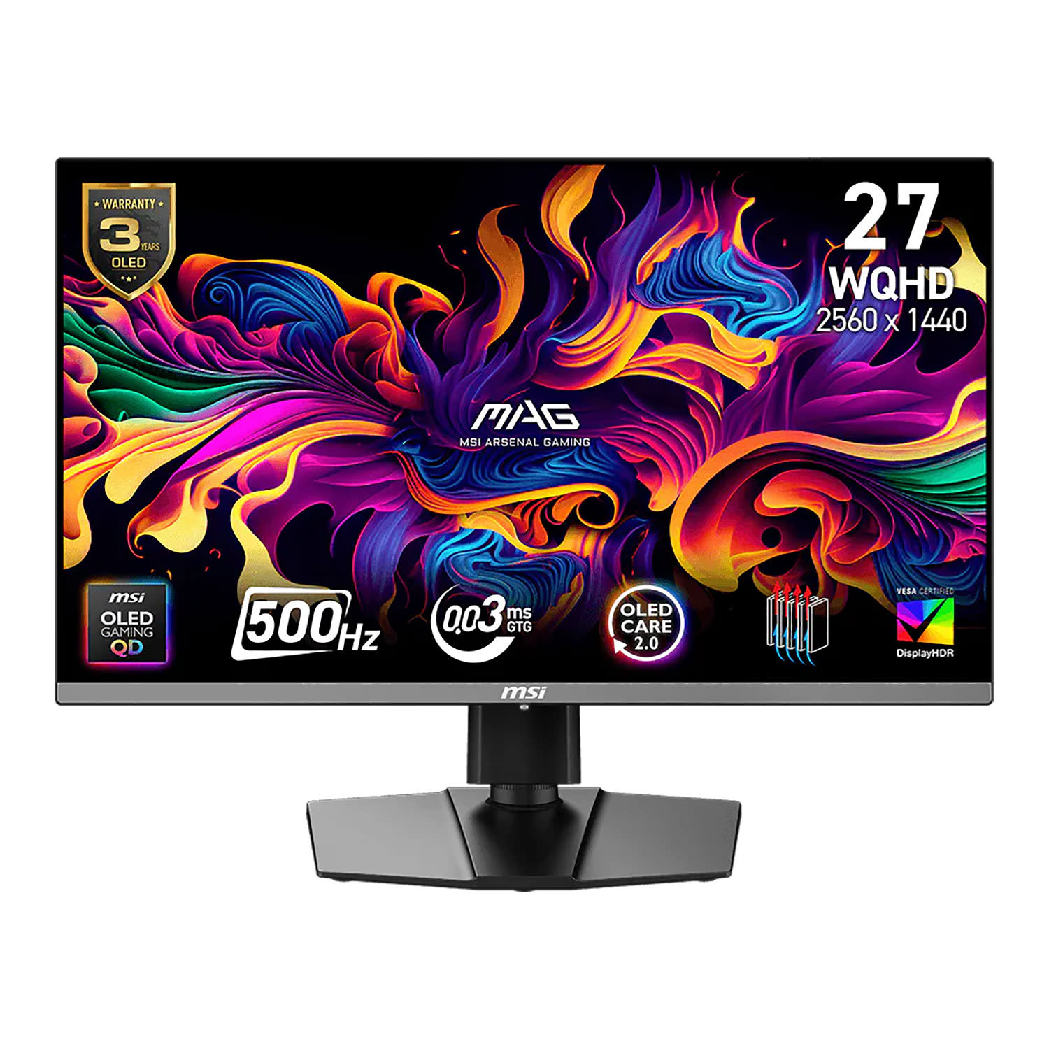 Κάνε κλικ για να δεις την εικόνα 1 του MSI Monitor 27" MAG 272QP QD-OLED X50