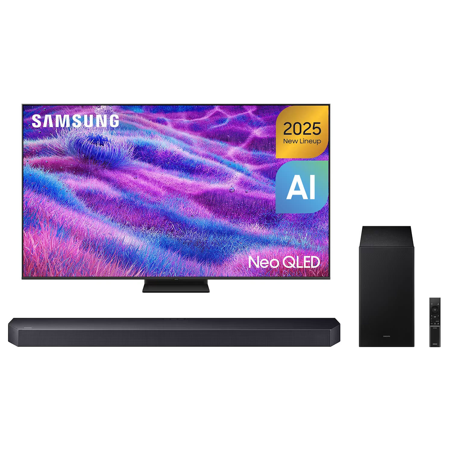 Εικόνα 1 του Samsung 4K Neo QLED TV 75'' 75QN80F Mini LED AI + Samsung Dolby Atmos Soundbar HW-Q600F