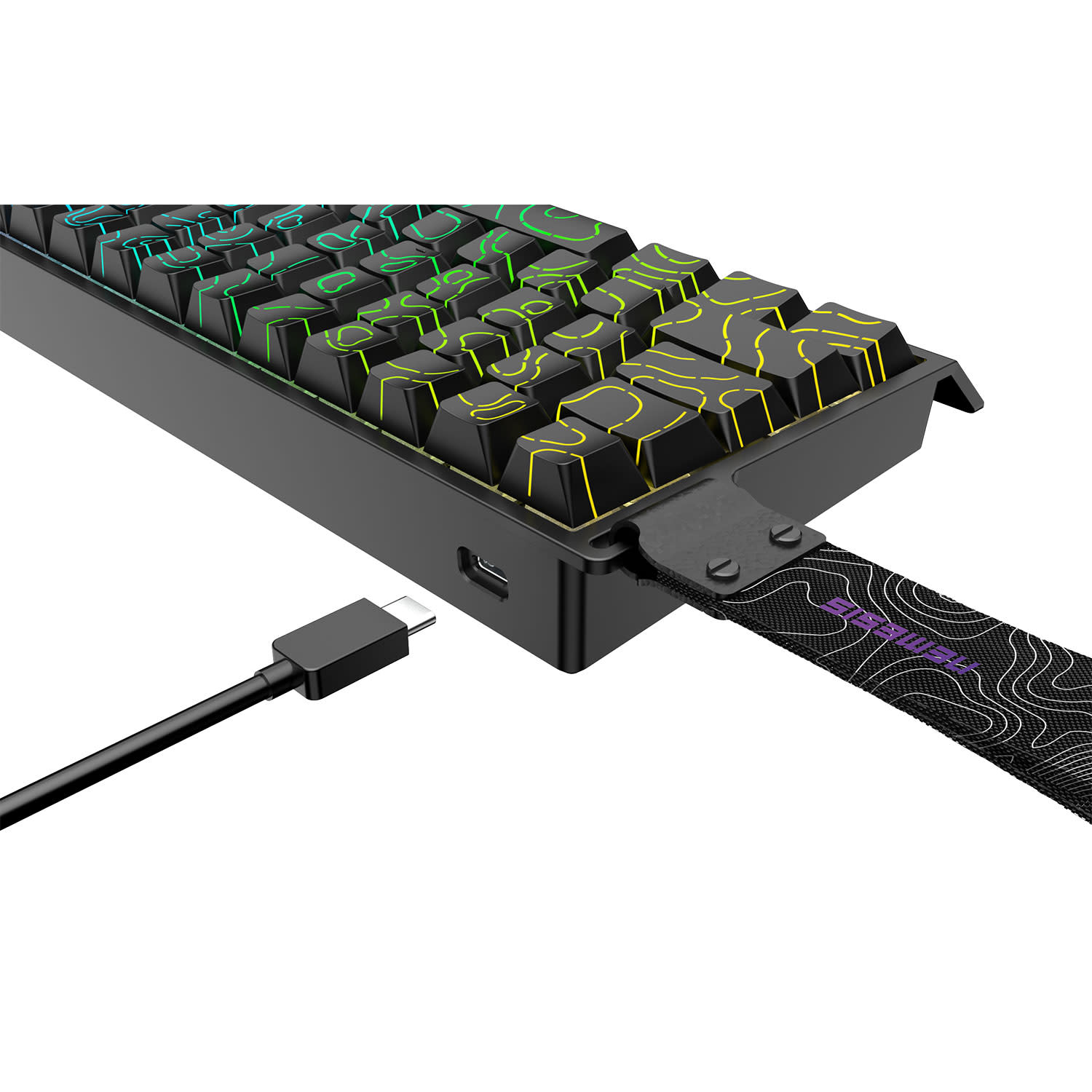 Κάνε κλικ για να δεις την εικόνα 5 του Turbo-X Nemesis 8K Gaming Πληκτρολόγιο NK68 με Magnetic Διακόπτες