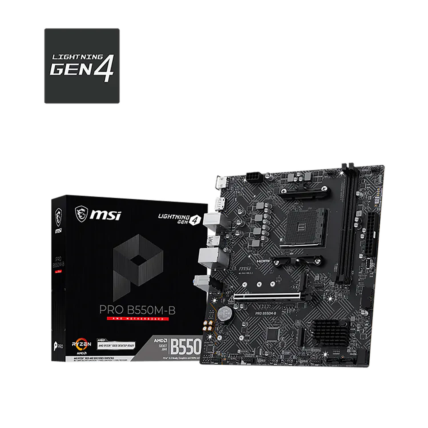 MSI Motherboard B550M B (B550/AM4/DDR4)