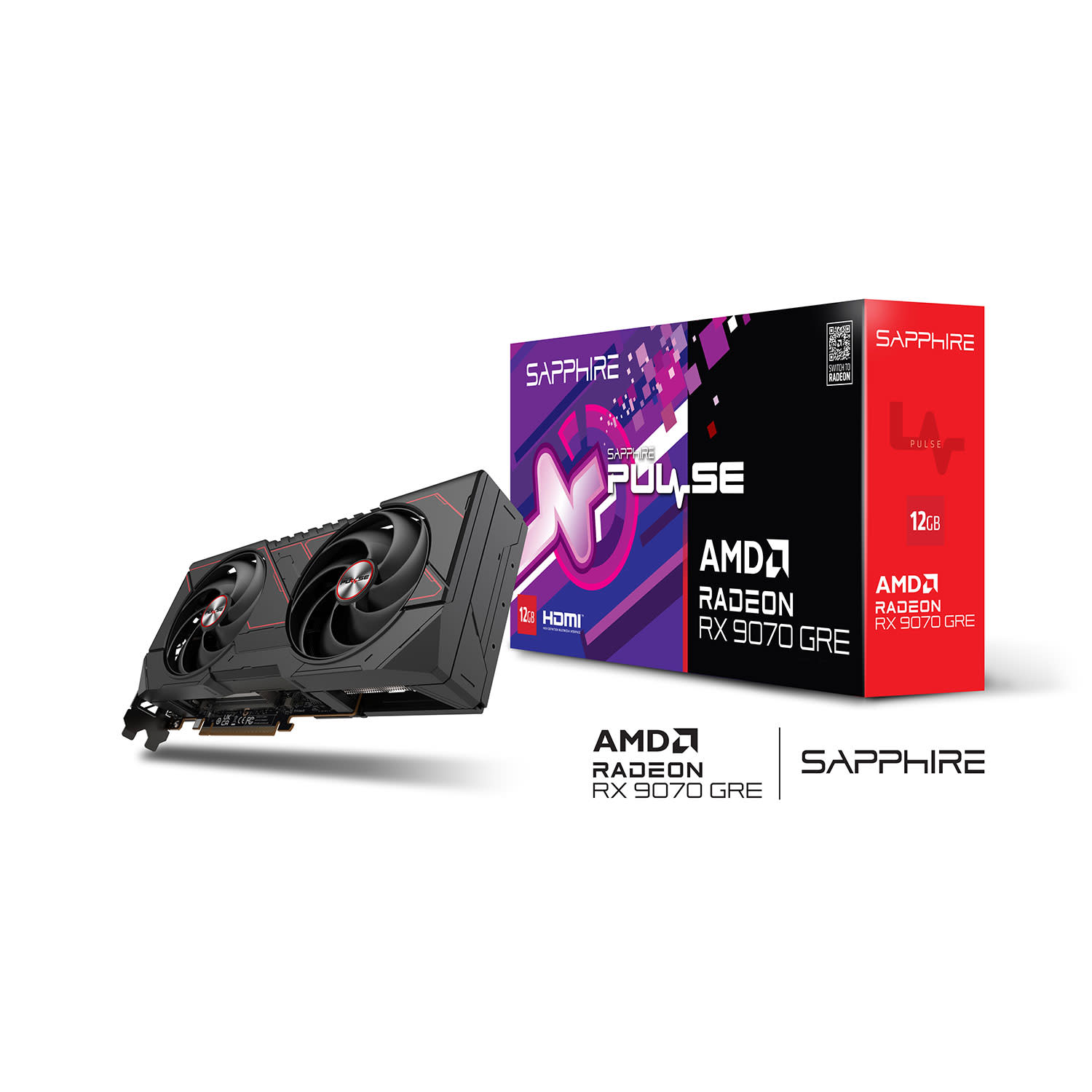 Sapphire VGA Radeon RX 9070 GRE Gaming OC 12 GB