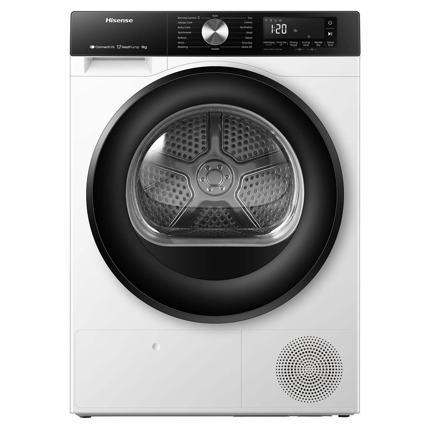 Hisense DH3S902BWCC Στεγνωτήριο 9,00 kg
