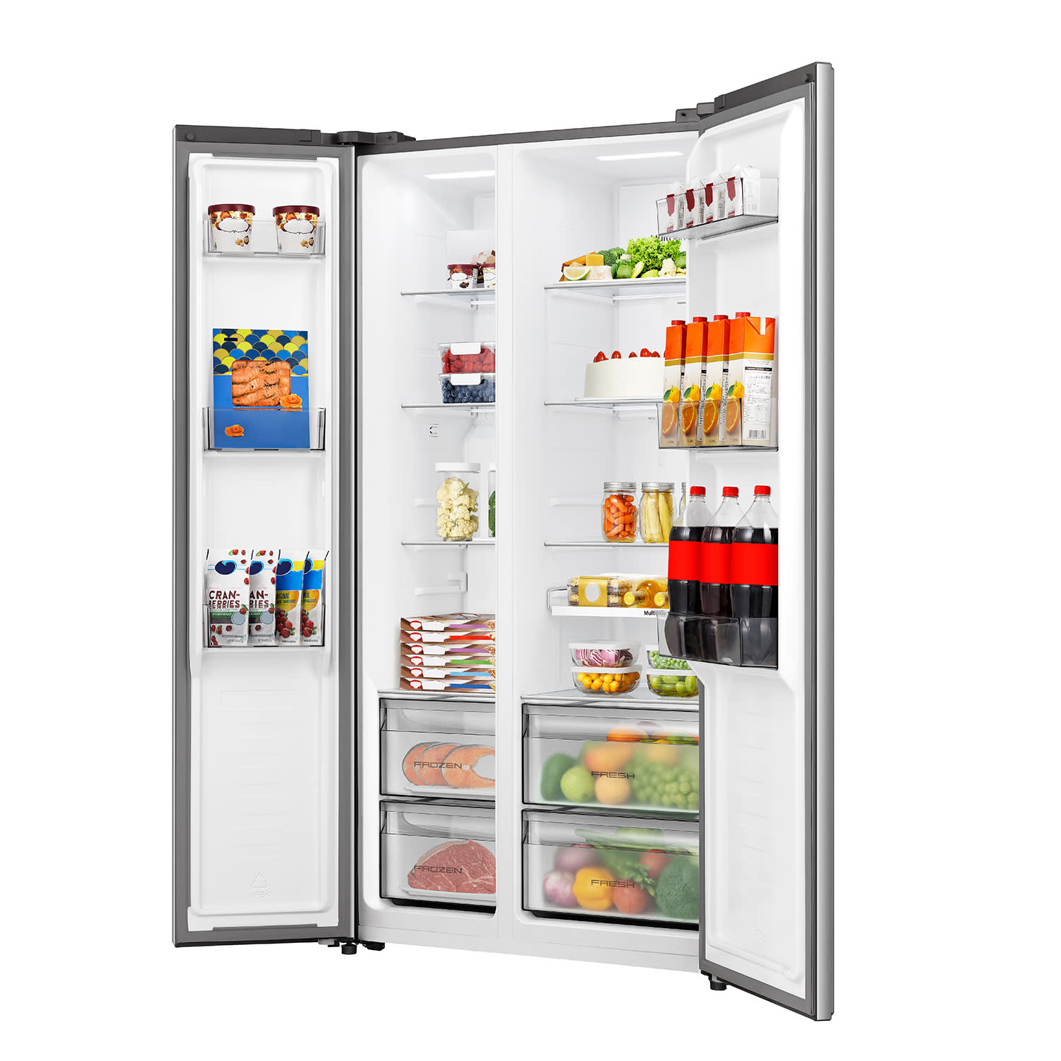Εικόνα 7 του Hisense RS3P558NEIE Ντουλάπα Inox