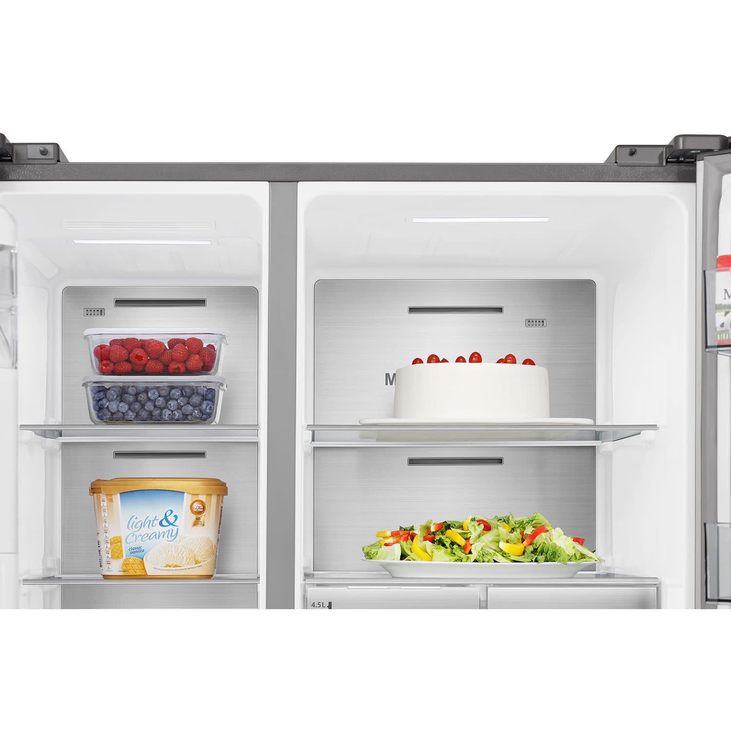 Εικόνα 3 του Hisense RS818N4TIE Ντουλάπα Inox