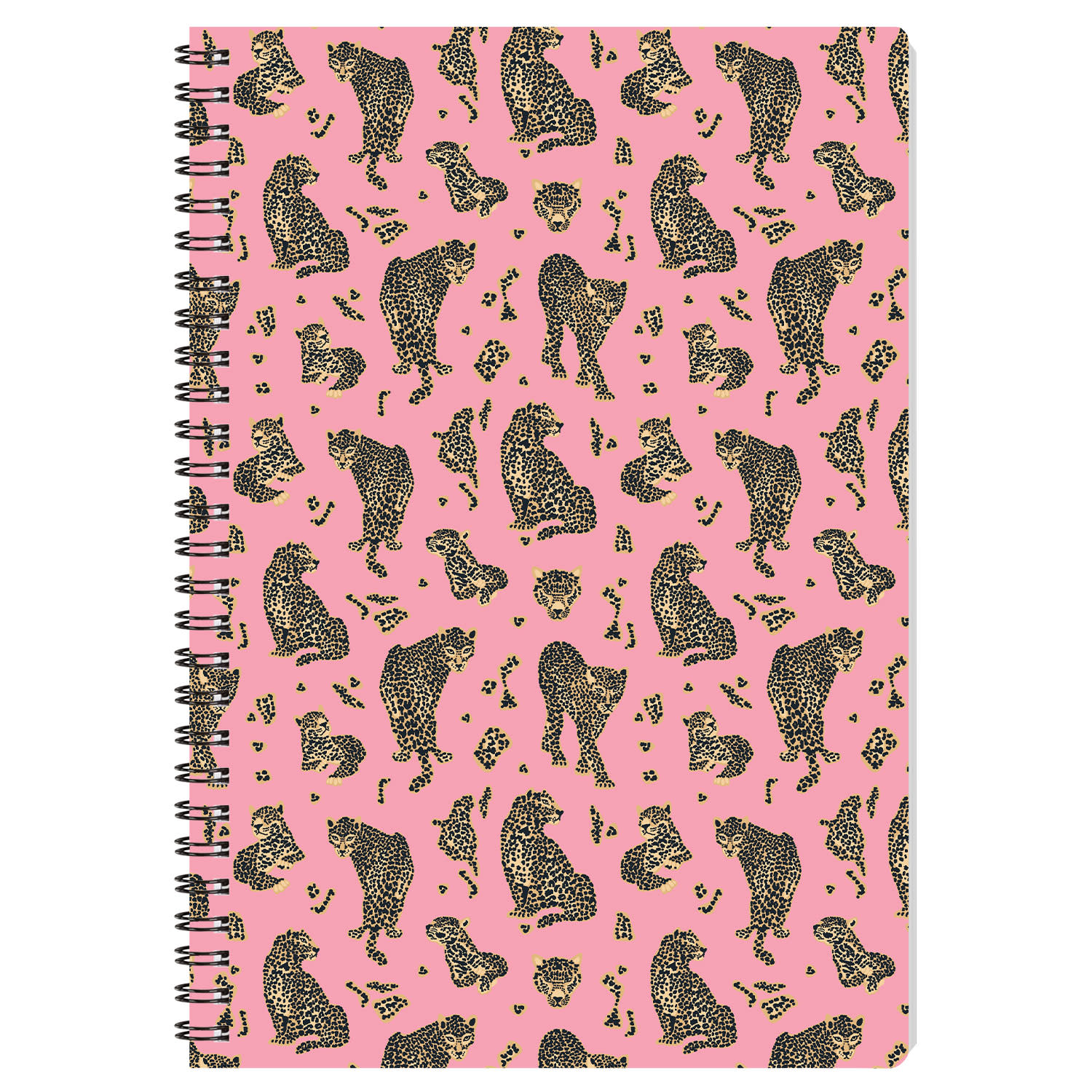 Sentio Τετράδιο Σπιράλ 17X25 Pink Leopard 80 Φύλλα