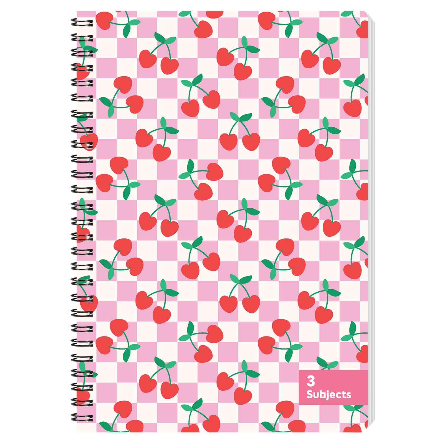 Εικόνα 1 του Sentio Τετράδιο Σπιράλ 17X25 3 Θεμάτων Cherries 105 Φύλλα