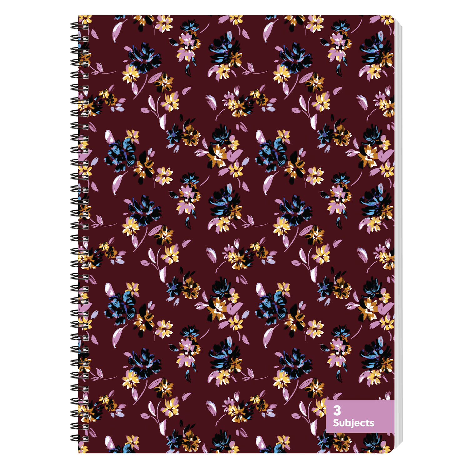 Sentio Τετράδιο Σπιραλ A4 3 Θεμάτων Painted Floral 105 Φύλλα