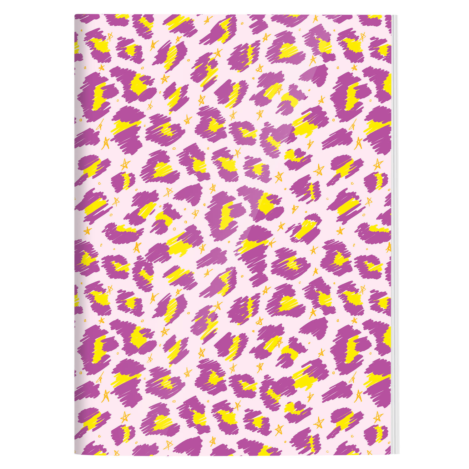 Goomby Τετράδιο Ριγέ 17X25 Purple Print 40 Φύλλων