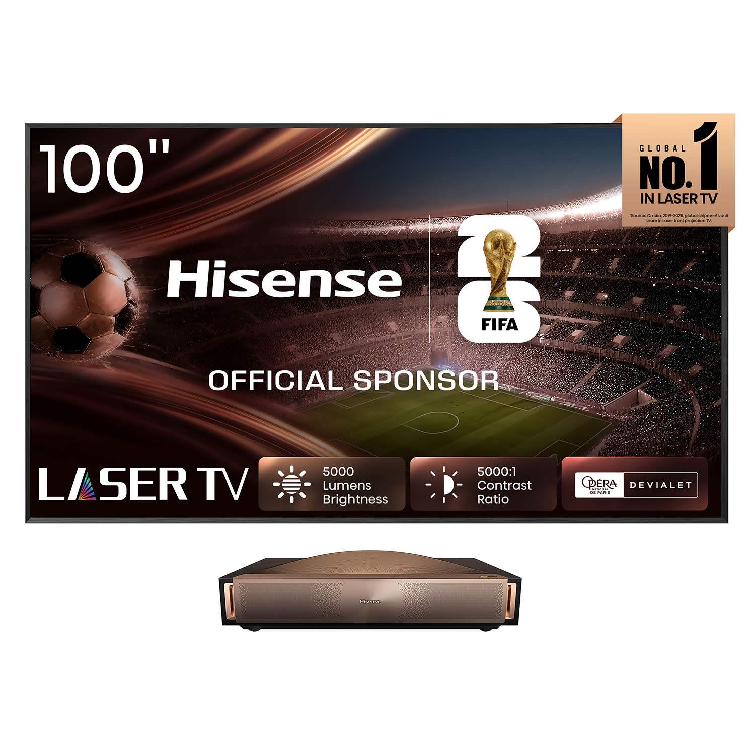 Εικόνα 4 του Hisense 4K Smart Lazer Projector 100L9QD