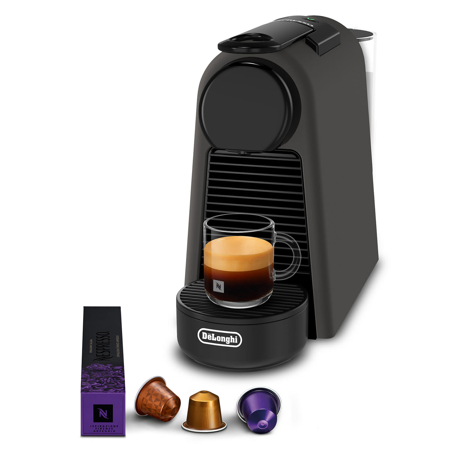 Delonghi Καφετιέρα Espresso Με κάψουλα EN85.BKMT Essenza Mini Black Matte