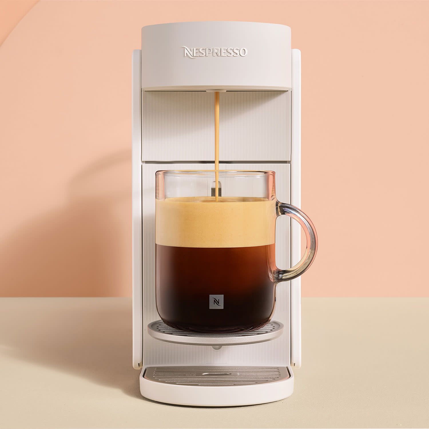 Κάνε κλικ για να δεις την εικόνα 9 του Delonghi Καφετιέρα Espresso Με κάψουλα ENV200.WAE Vertuo Up Pearl White & Aeroccino