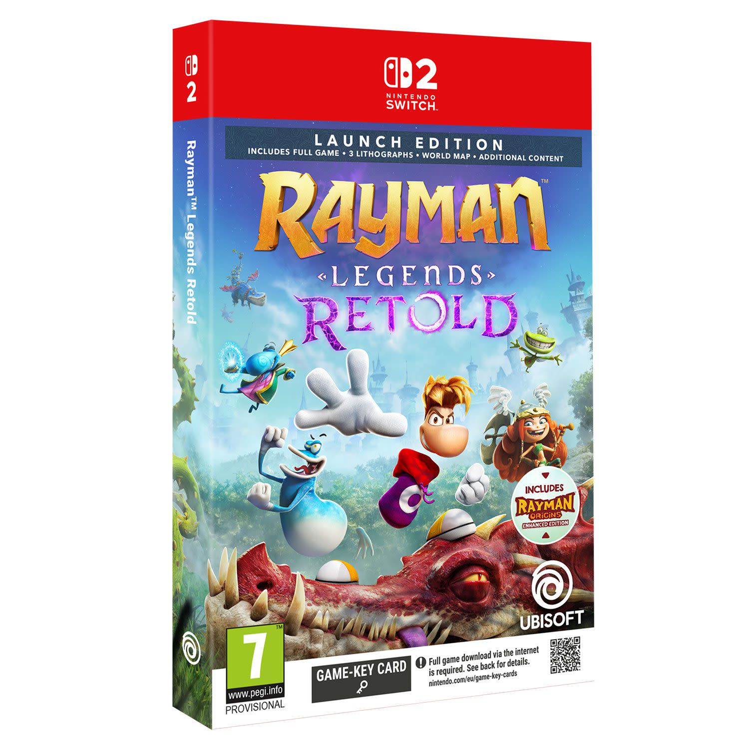 Ubisoft Rayman Legends Retold Nintendo Switch 2