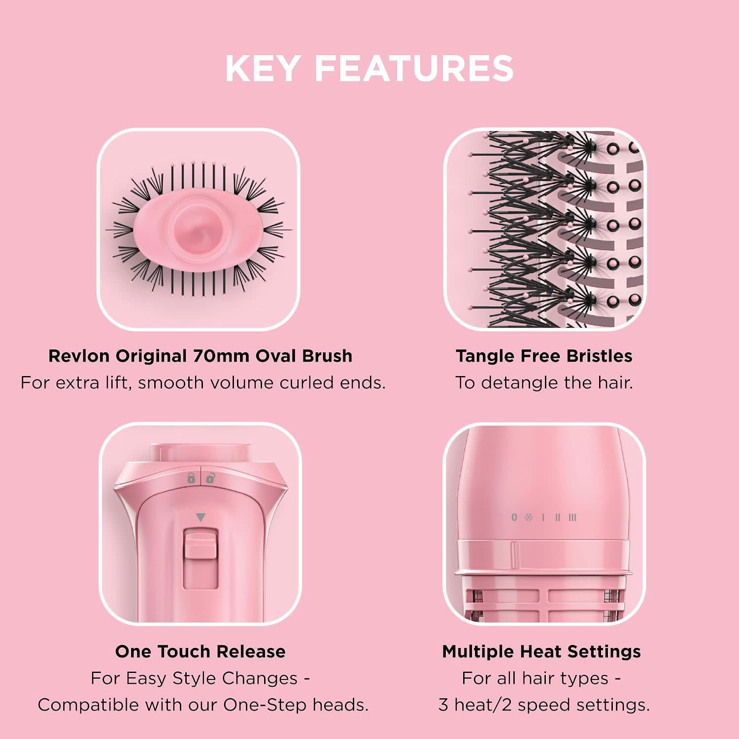 Κάνε κλικ για να δεις την εικόνα 4 του Revlon ONE-STEPTM VOLUMISER GLOW Ηλεκτρική βούρτσα RVDR5375E