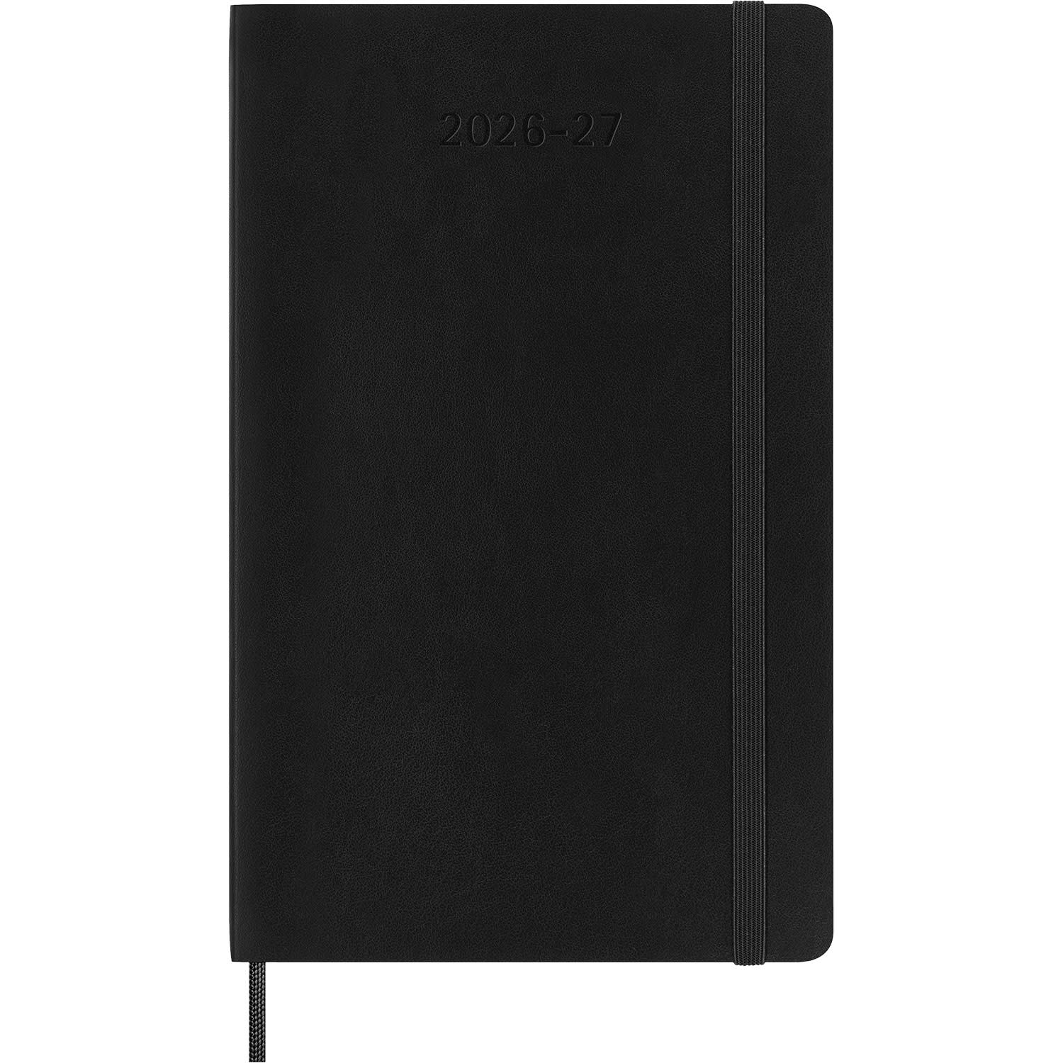 Moleskine 2026-2027 Ακαδημαϊκό Ημερολόγιο Εβδομαδιαίο L Black Μαλακό Εξώφυλλο