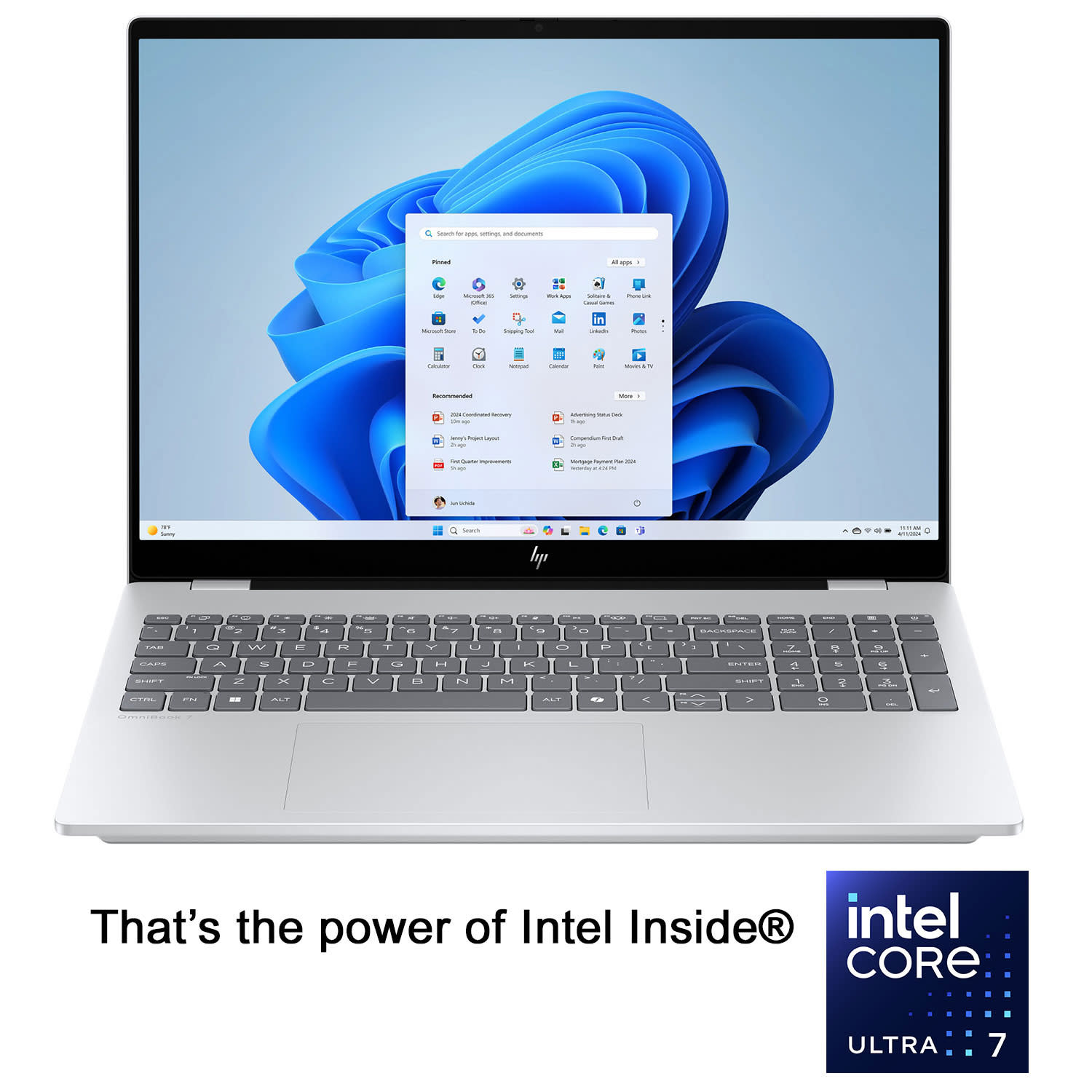 HP OmniBook 7 16-ay0000nvx Laptop 16" OLED Αφής (Core Ultra 7 255H/32 GB/1 TB/ARC 140T/Windows 11 Home)