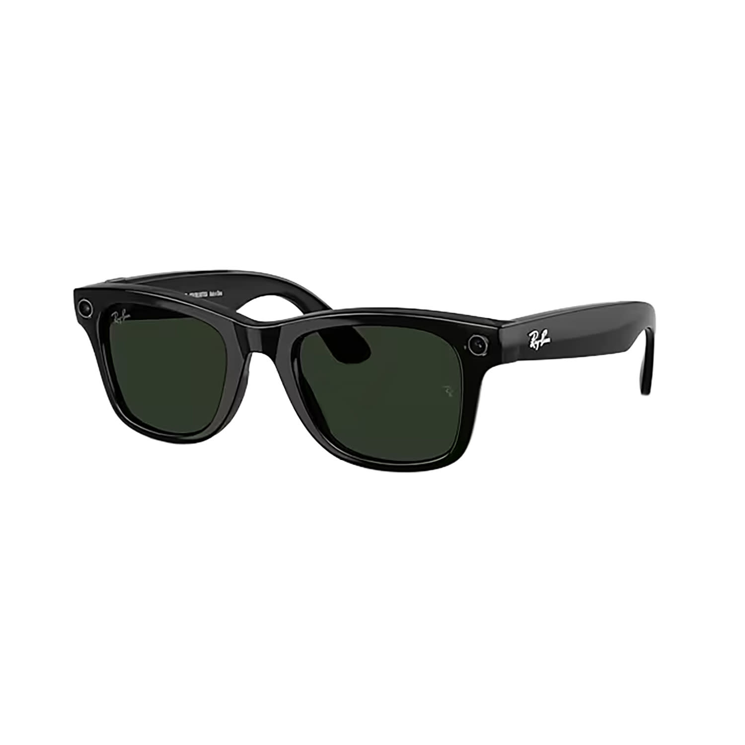 Meta Ray-Ban Wayfarer Large Shiny Black/Transitions Graphite Green - Gen 2