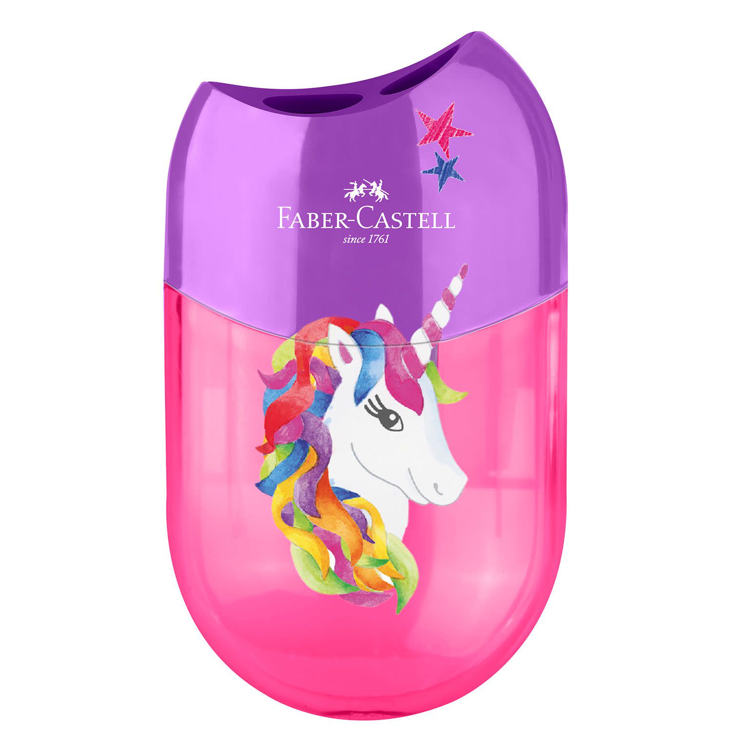 Faber Castell Ξύστρα Διπλή Apple Μονόκερος