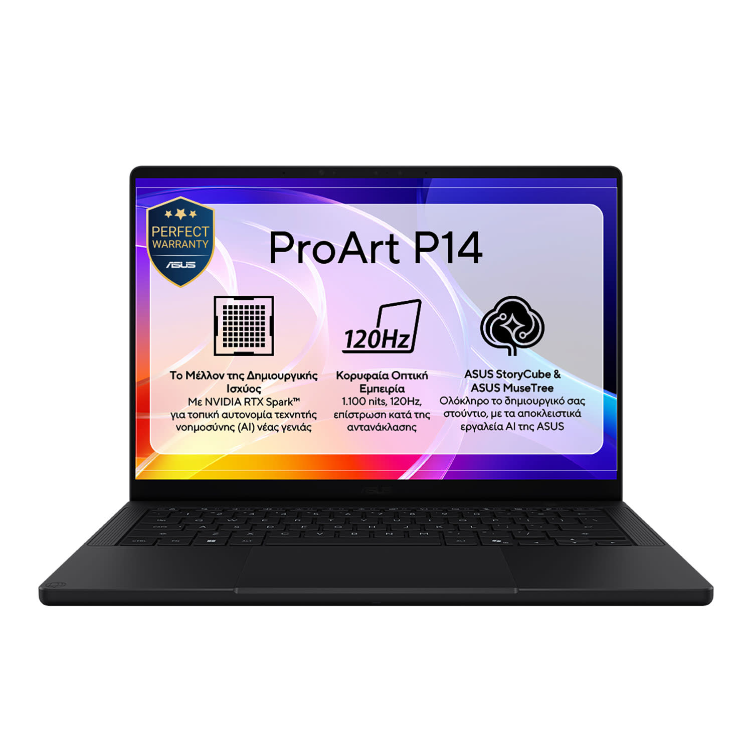 Κάνε κλικ για να δεις την εικόνα 1 του Asus ProArt P14 H7407BA-OLED-SM097X Laptop 14" OLED Αφής (RTX Spark N1X/32 GB/1 TB/6144-core GPU/Windows 11 Pro)