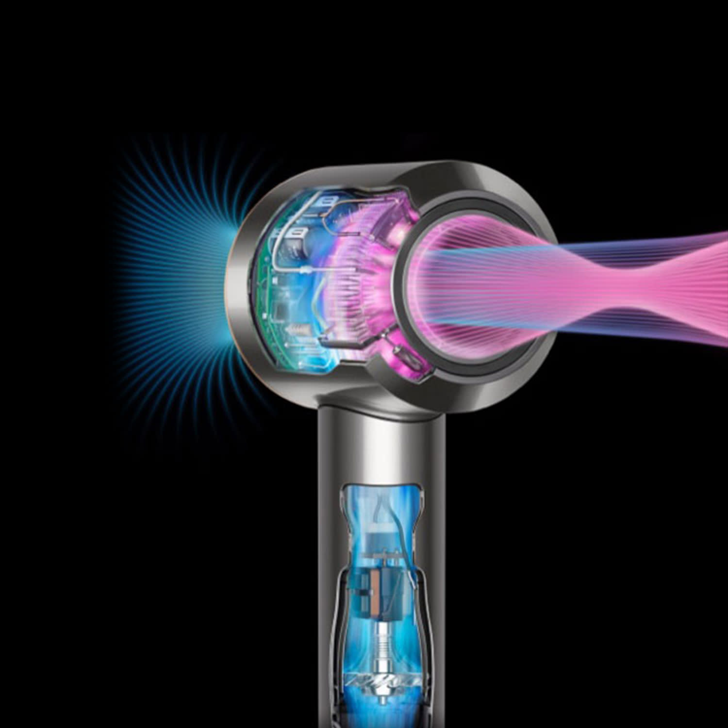 Κάνε κλικ για να δεις την εικόνα 6 του Dyson Σεσουάρ HD07 Supersonic Straight+Wavy Prussian Blue/Rich Copper