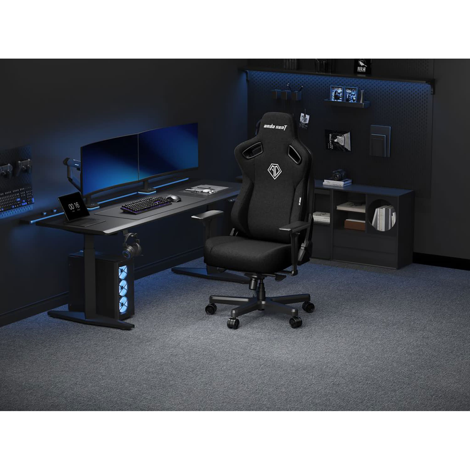 Εικόνα 7 του Anda Seat Καρέκλα Γραφείου XL Black Fabric Gaming Kaiser-3E