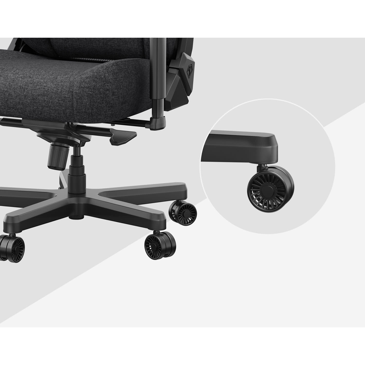 Κάνε κλικ για να δεις την εικόνα 7 του Anda Seat Καρέκλα Γραφείου XL Dark Grey Fabric Gaming Chair Kaiser-3E