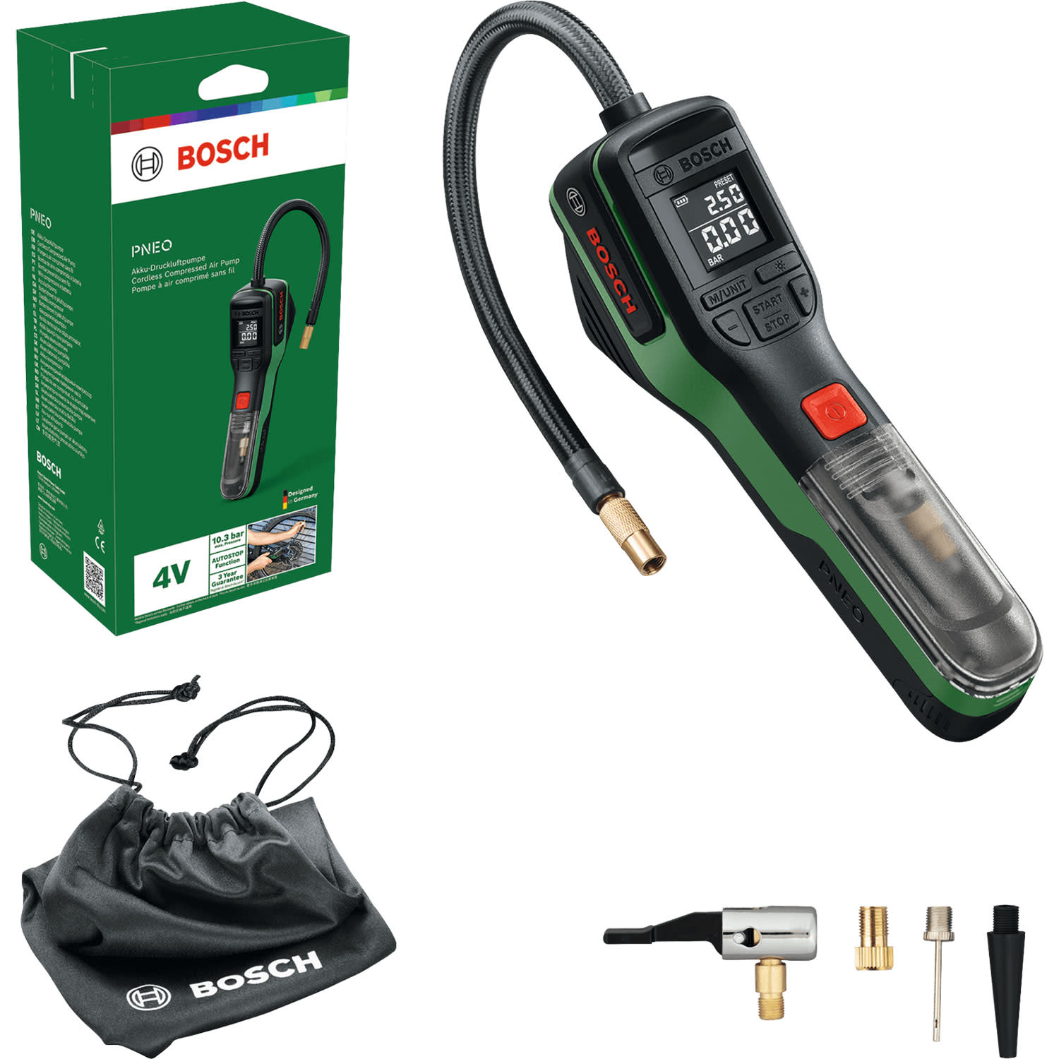 Κάνε κλικ για να δεις την εικόνα 2 του Bosch Αεραντλία PNEO Bike 4V