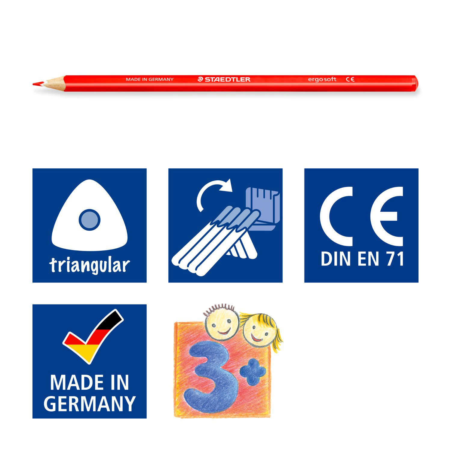 Εικόνα 5 του Staedtler Ξυλομπογιές Ergosoft 24τεμ.