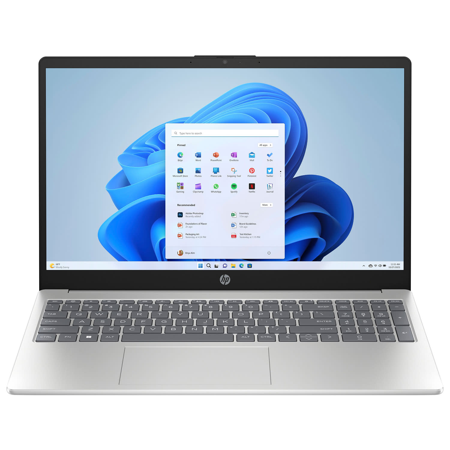 Κάνε κλικ για να δεις την εικόνα 1 του HP AI 15 -fd2005nv Laptop 15.6" (Core Ultra 7 255U/16 GB/512 GB/Intel Graphics/Windows 11 Home)