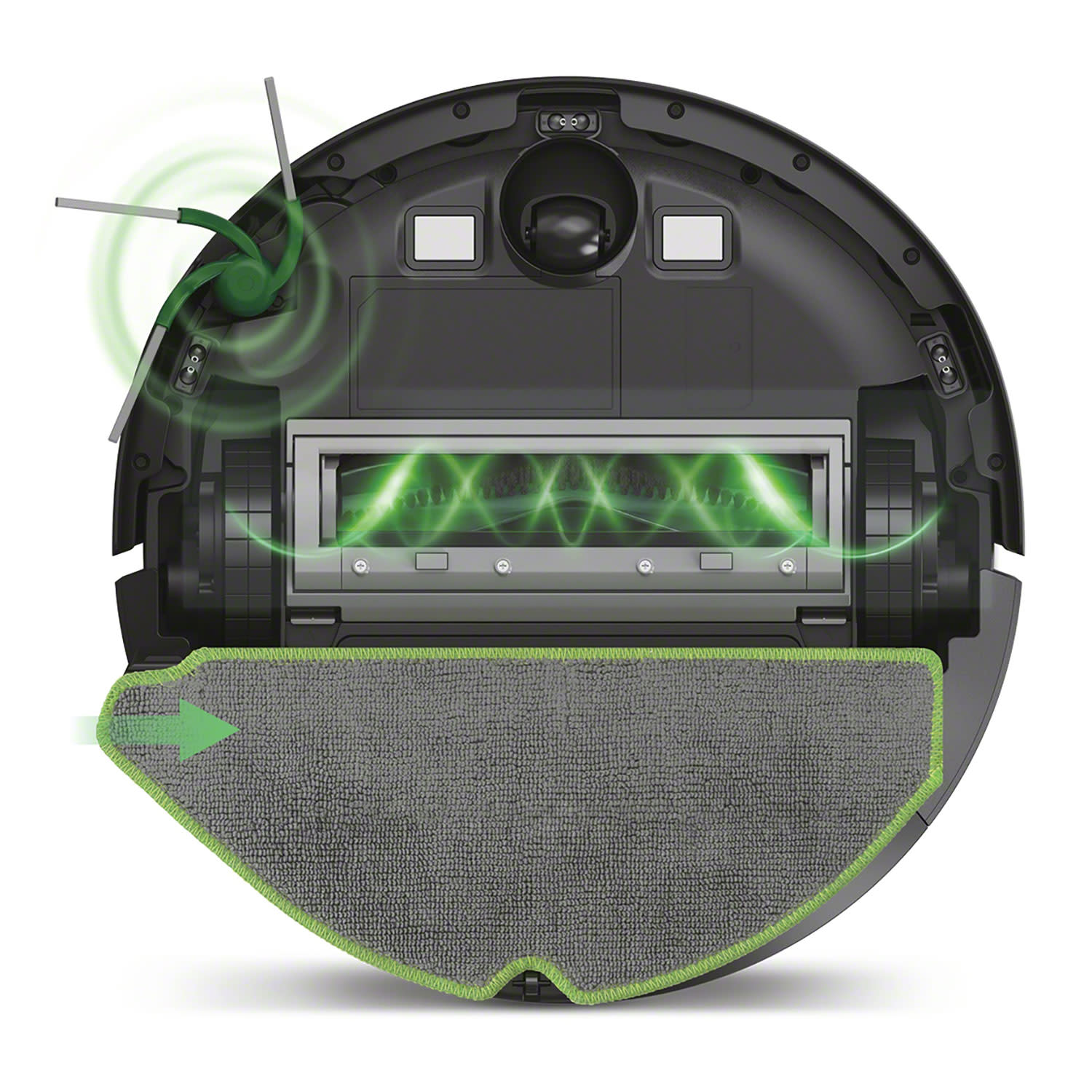 Κάνε κλικ για να δεις την εικόνα 6 του iRobot Σκούπα ρομπότ Roomba 115 Combo AutoEmpty dock black
