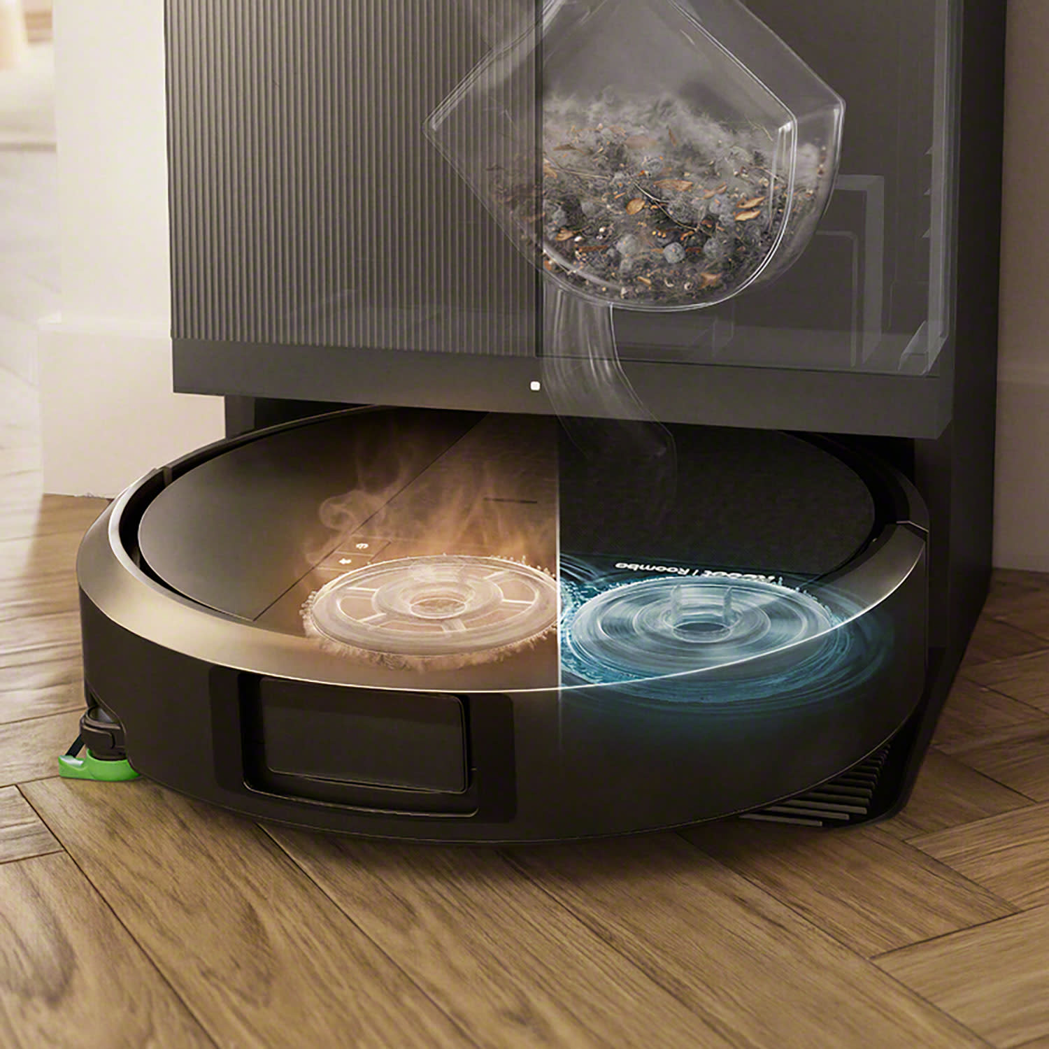 Κάνε κλικ για να δεις την εικόνα 6 του iRobot Σκούπα ρομπότ Roomba Plus 415 Combo AutoWash dock black