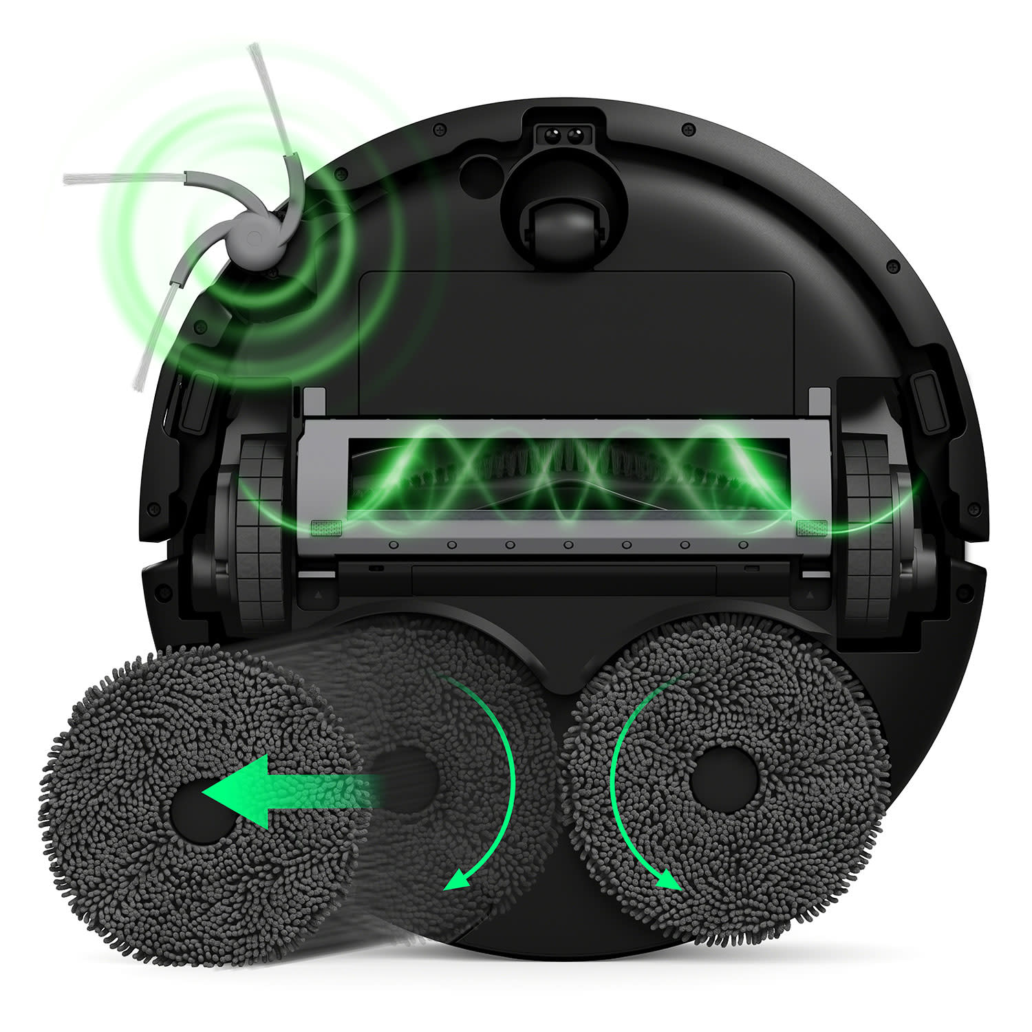 Κάνε κλικ για να δεις την εικόνα 3 του iRobot Σκούπα ρομπότ Roomba Plus 515 Combo AutoWash dock bl N285040