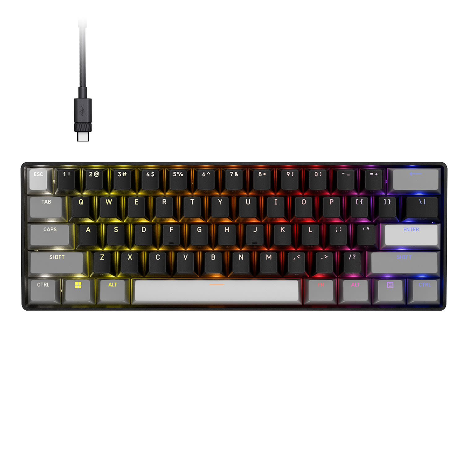 Εικόνα 1 του Corsair Keyboard Clipper PRO Mini 60% RGB