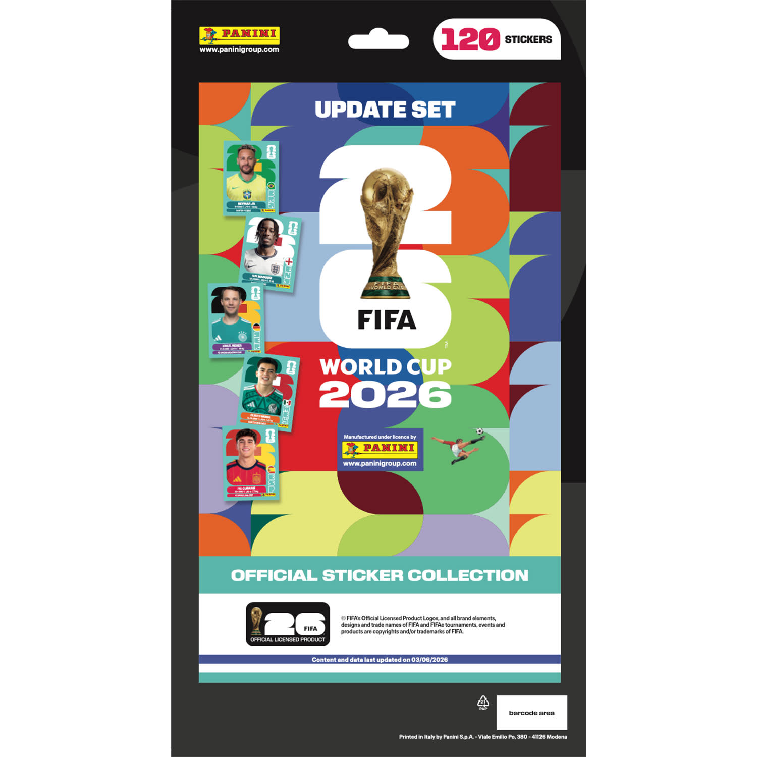 PANINI World Cup 2026 Αυτοκόλλητα Set