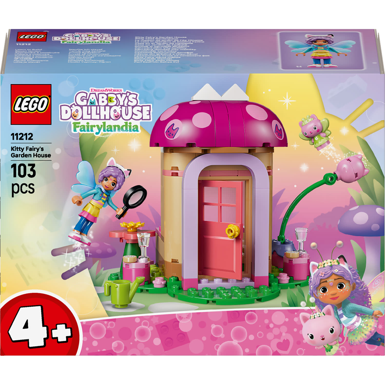 LEGO Gabby's Dollhouse Kitty Fairy's Garden House 11212