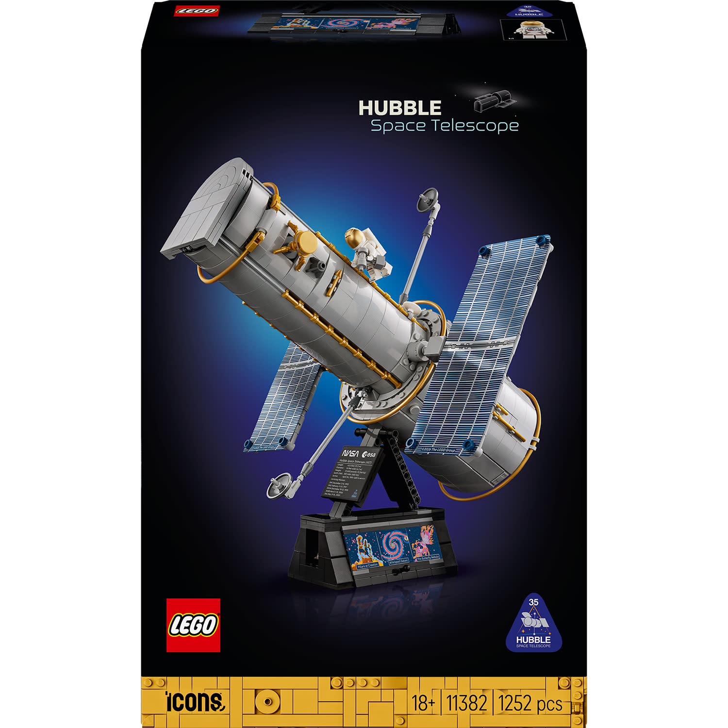LEGO Icons Hubble Space Telescope - Science Decor Set 11382