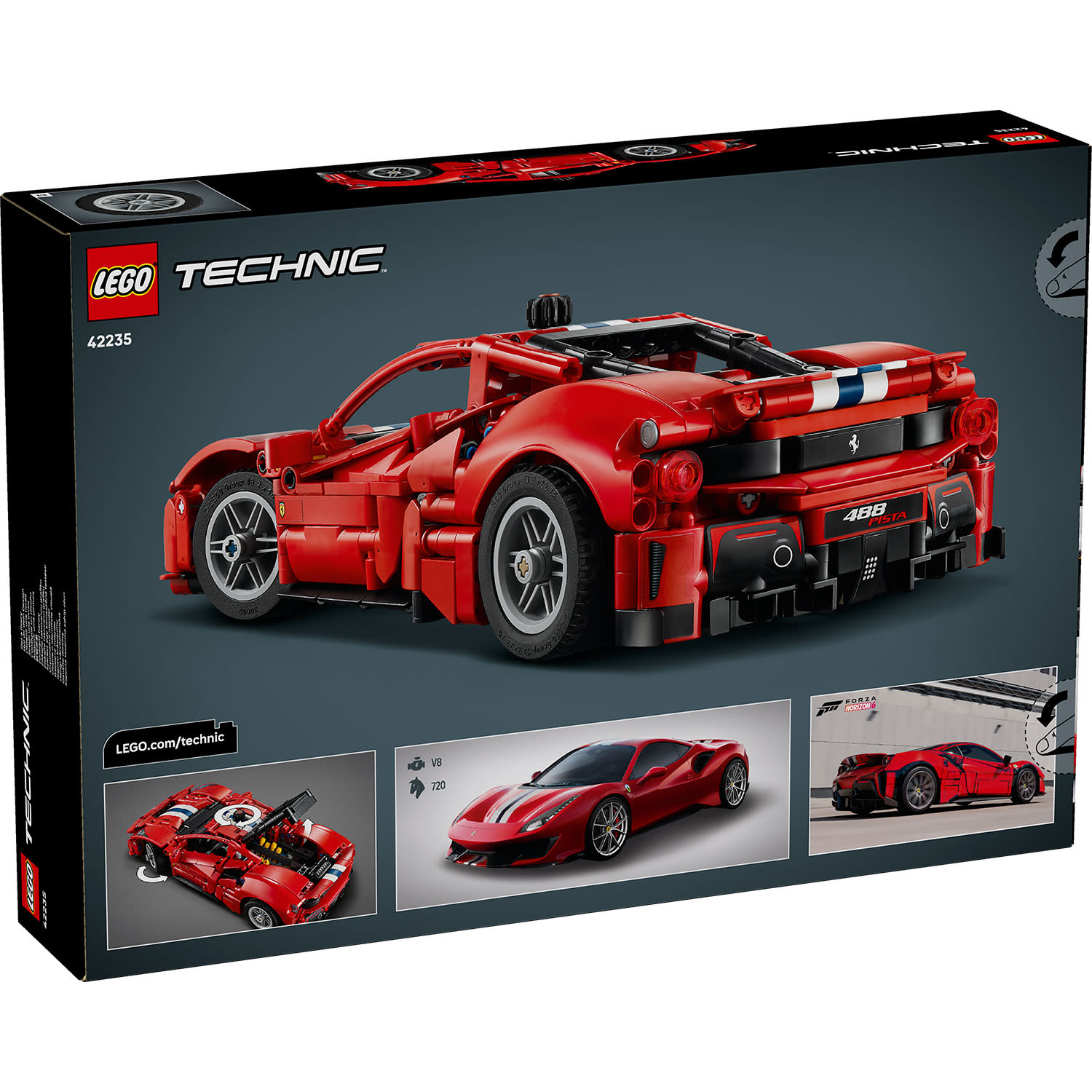 Κάνε κλικ για να δεις την εικόνα 6 του LEGO Technic Ferrari 488 Pista Car 42235