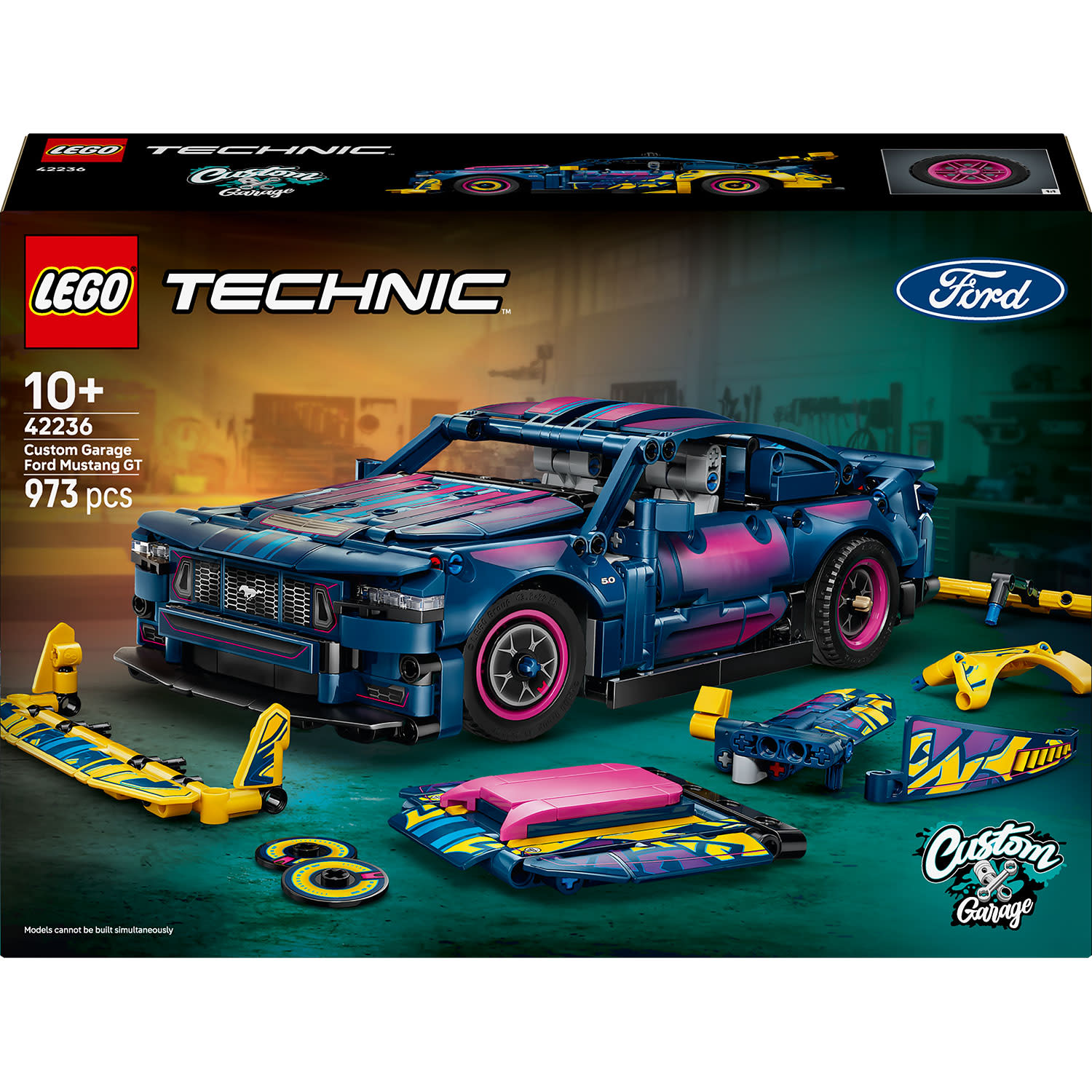 LEGO Technic Custom Garage Ford Mustang Gt Car 42236
