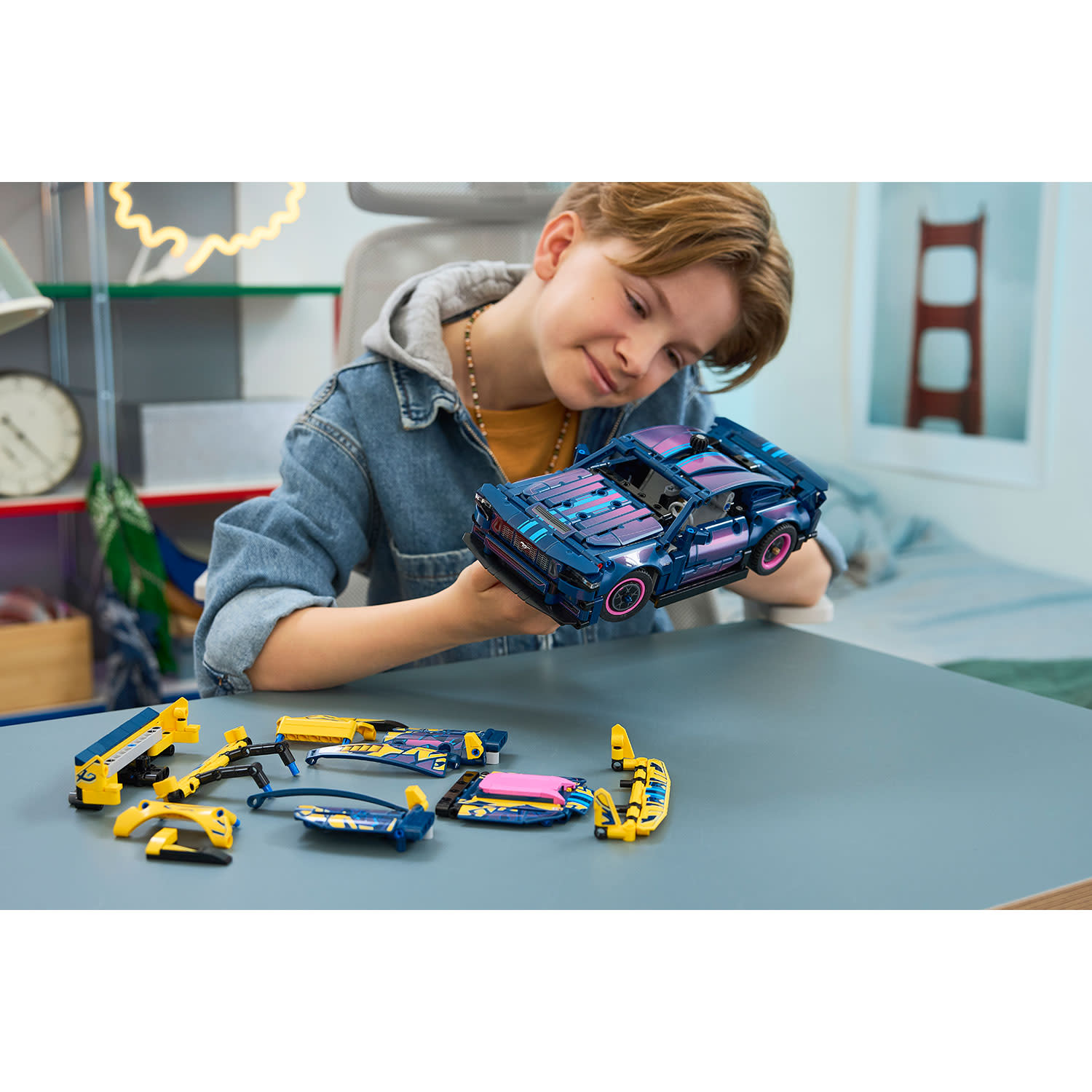 Εικόνα 4 του LEGO Technic Custom Garage Ford Mustang Gt Car 42236