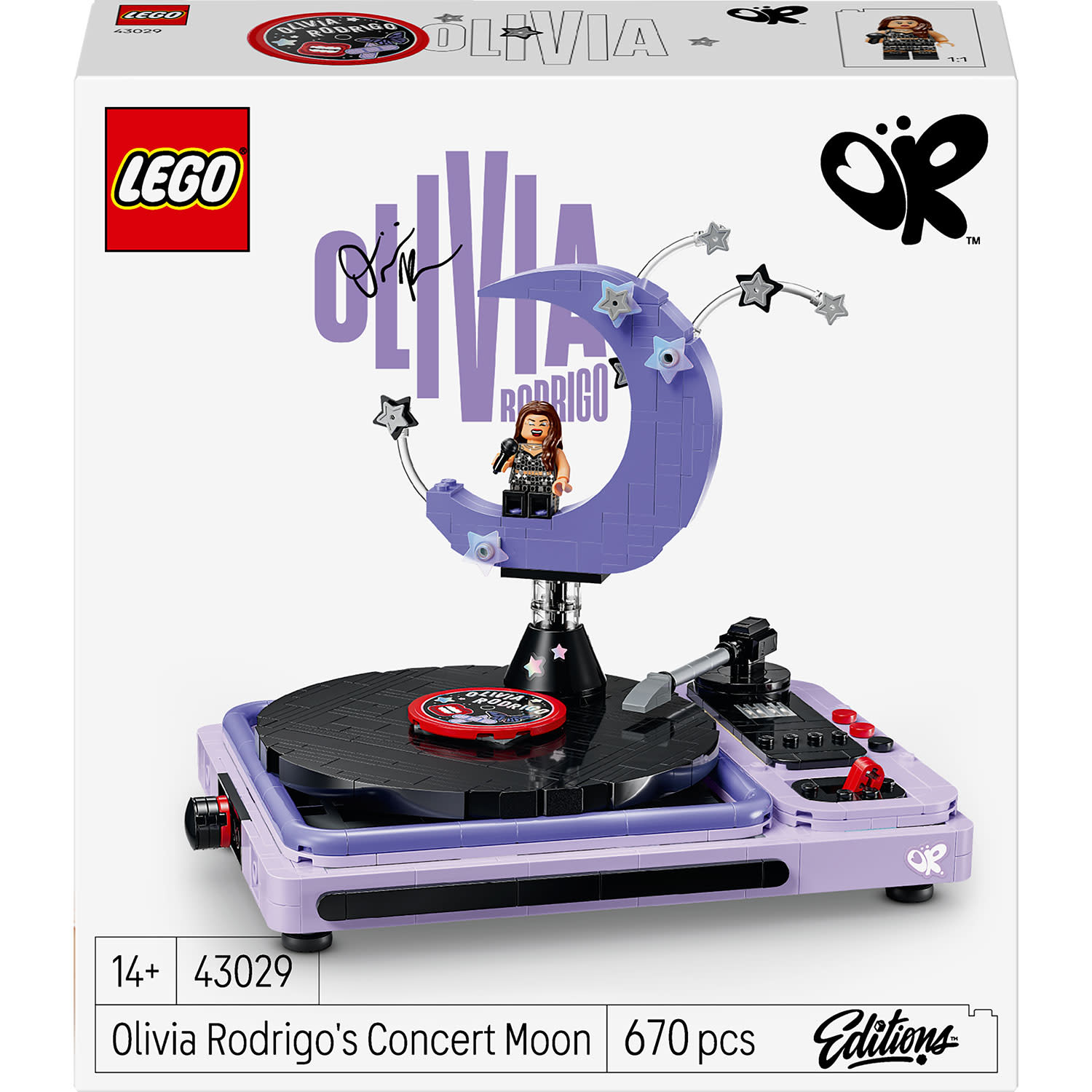 LEGO Editions Olivia Rodrigo'S Concert Moon 43029