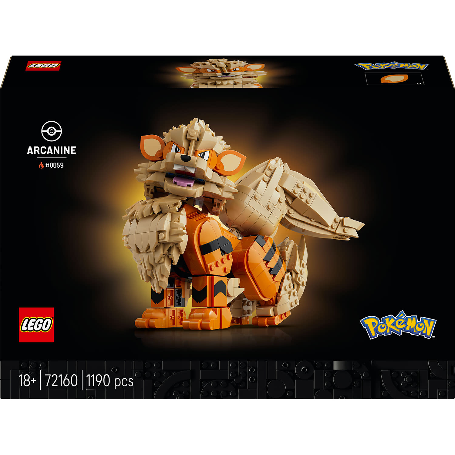 LEGO Pokémon Arcanine 72160