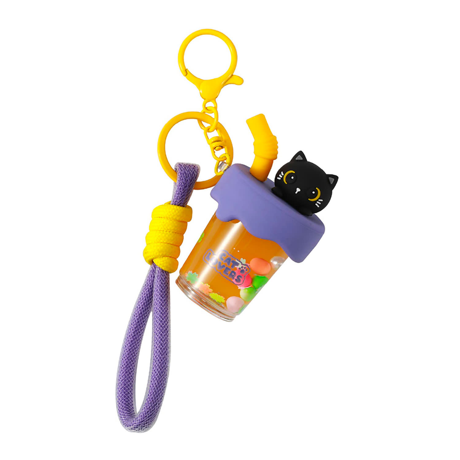 Εικόνα 1 του i-TOTAL Μπρελόκ Bubble Tea Black Cat