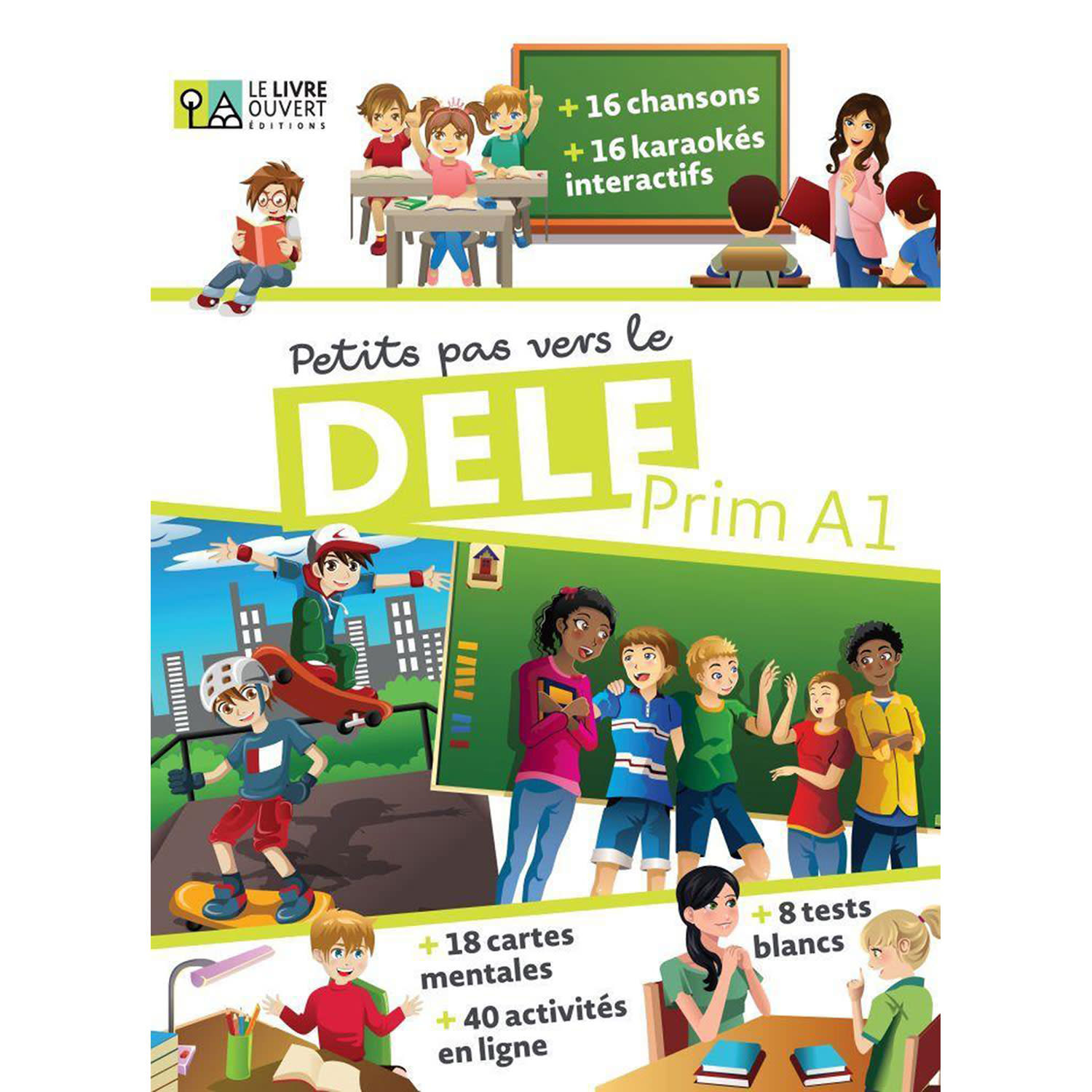 Κάνε κλικ για να δεις την εικόνα 1 του Le Livre Ouvert Petits Pas Vers Le Delf Prim A1 Livre De L'Eleve (+Ebook)