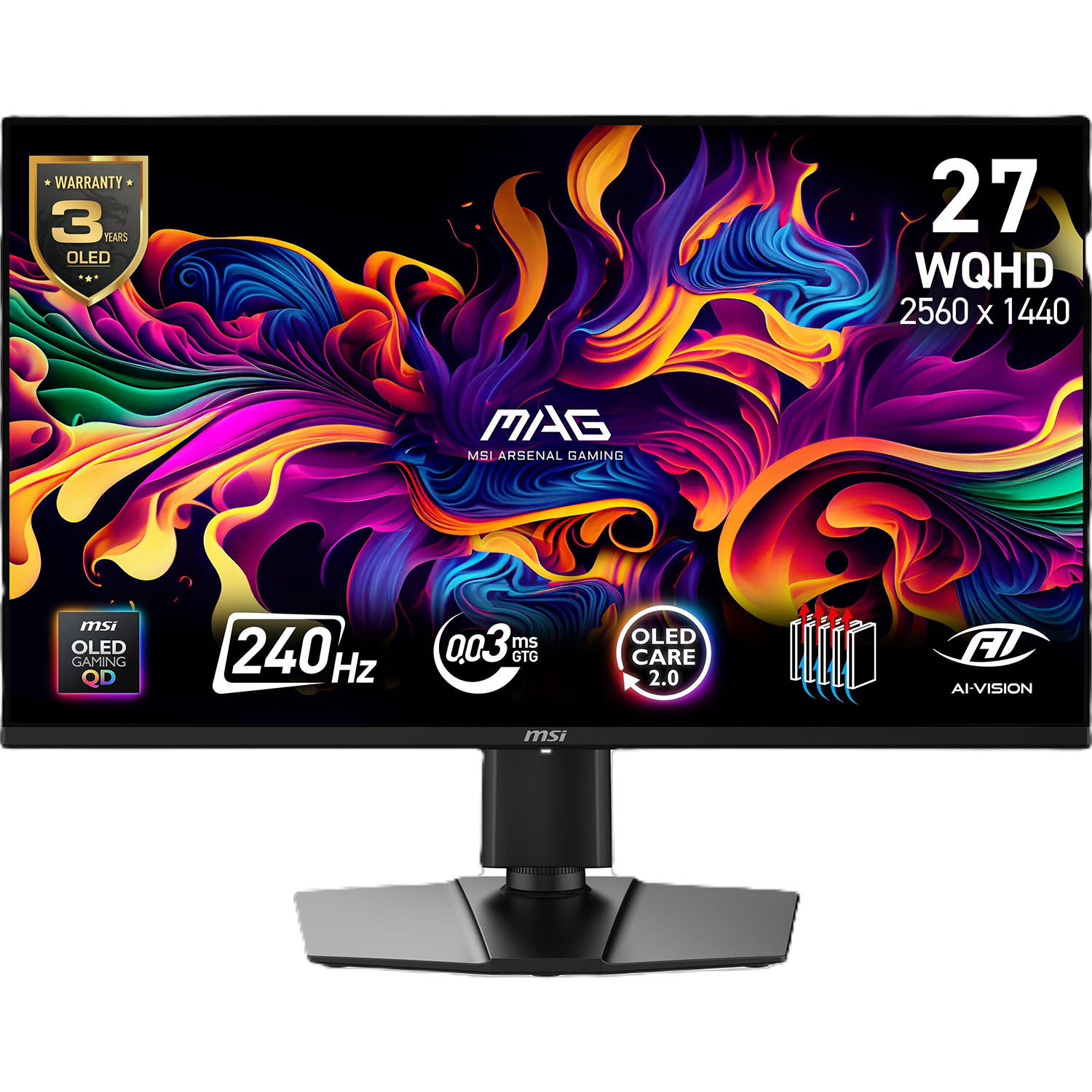 MSI Monitor 27" MAG 274QP QD-OLED X24