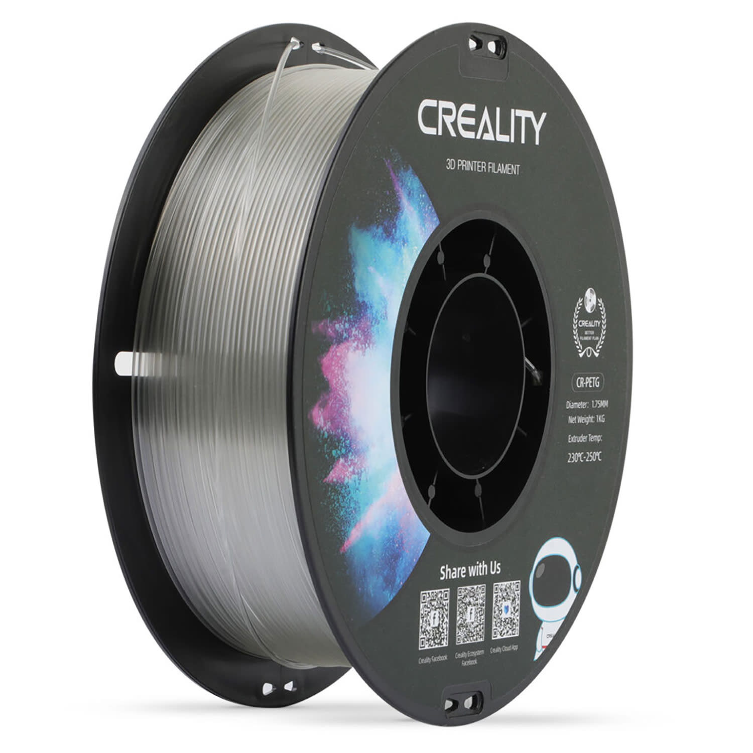 Creality 3D Filament CR-PETG 1,75mm Διάφανο