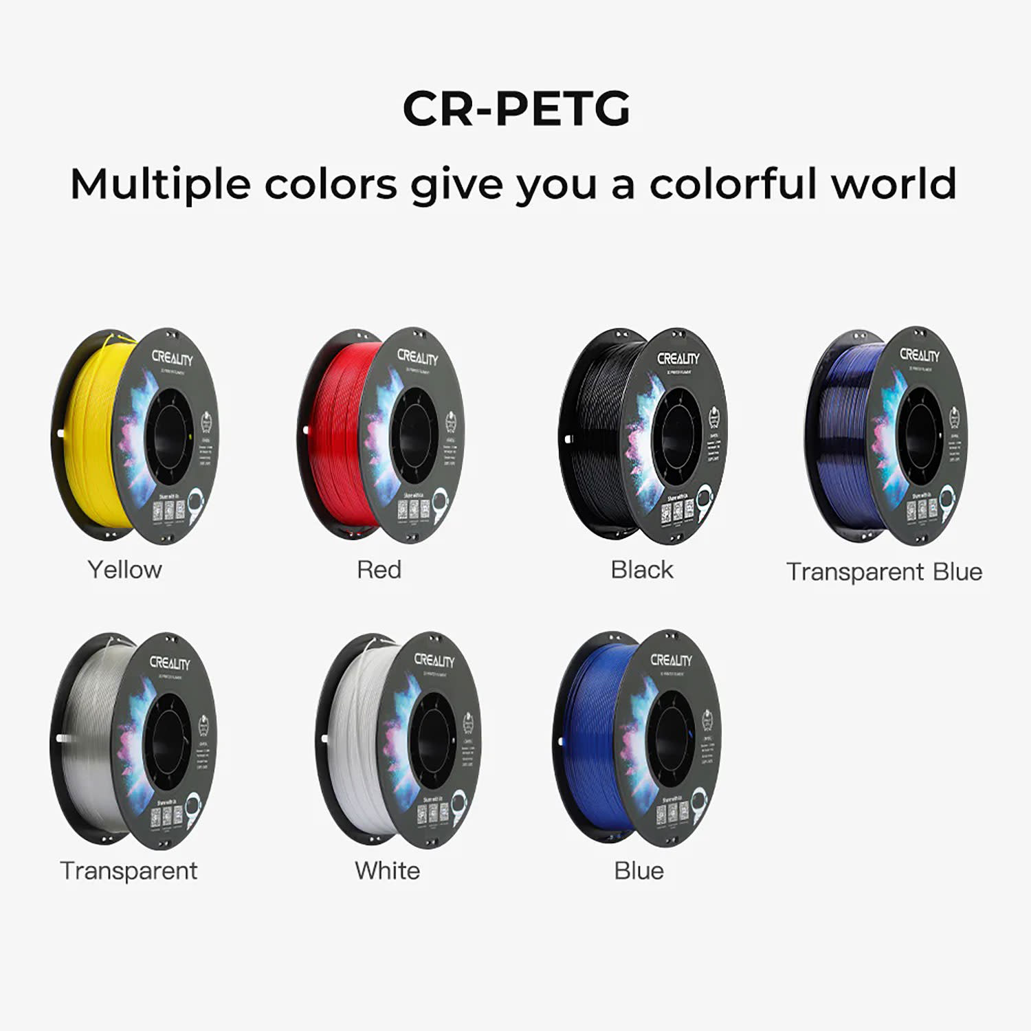Εικόνα 3 του Creality 3D Filament CR-PETG 1,75mm Διάφανο