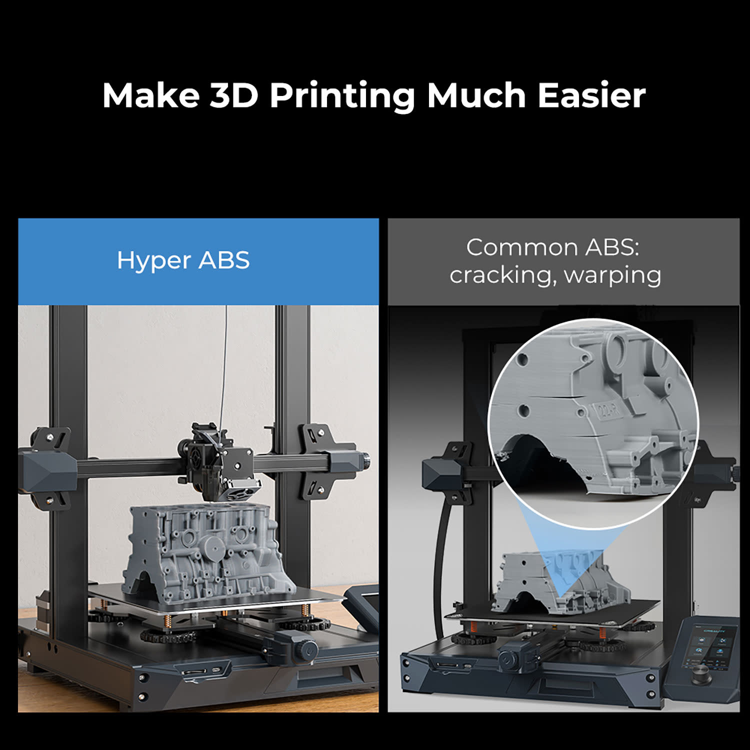 Εικόνα 3 του Creality Hyper-ABS 3D Filament Μαύρο 1,75mm