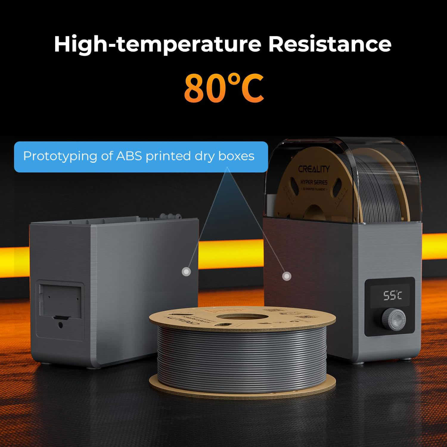 Εικόνα 6 του Creality Hyper-ABS 3D Filament Μαύρο 1,75mm